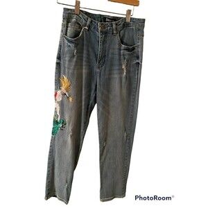 APRIL Jeans With Hummingbird Embordered. Size 11 Juniors